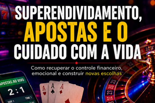 Capa do e-book Superendividamento, Apostas e o Cuidado com a Vida